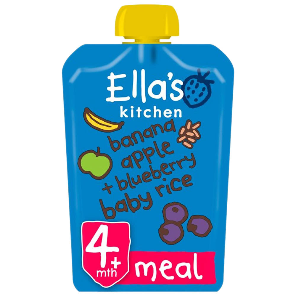 Ella's Kitchen - Baby Rice - Banana, Apple + Blueberry*