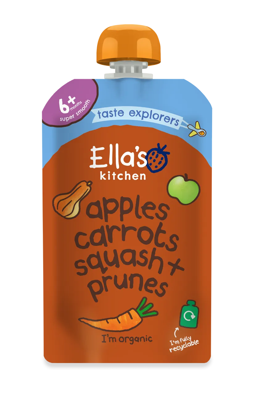 Ella's Kitchen - Stage 1 - Butternut Squash, Carrots, Apples & Prunes*