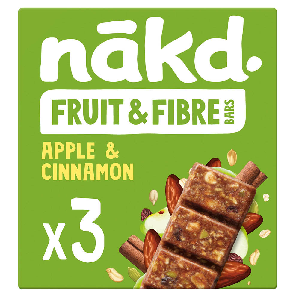 NAKD Fruit and  Fibre - Apple Cinnamon 36 bars
