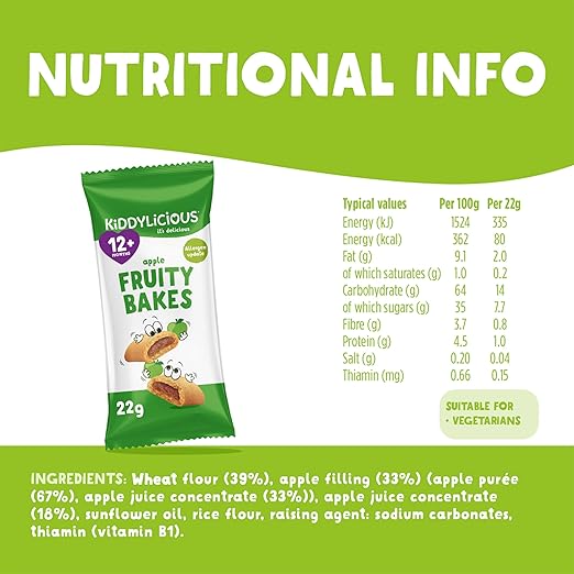 Kiddylicious - Apple Fruity Bakes