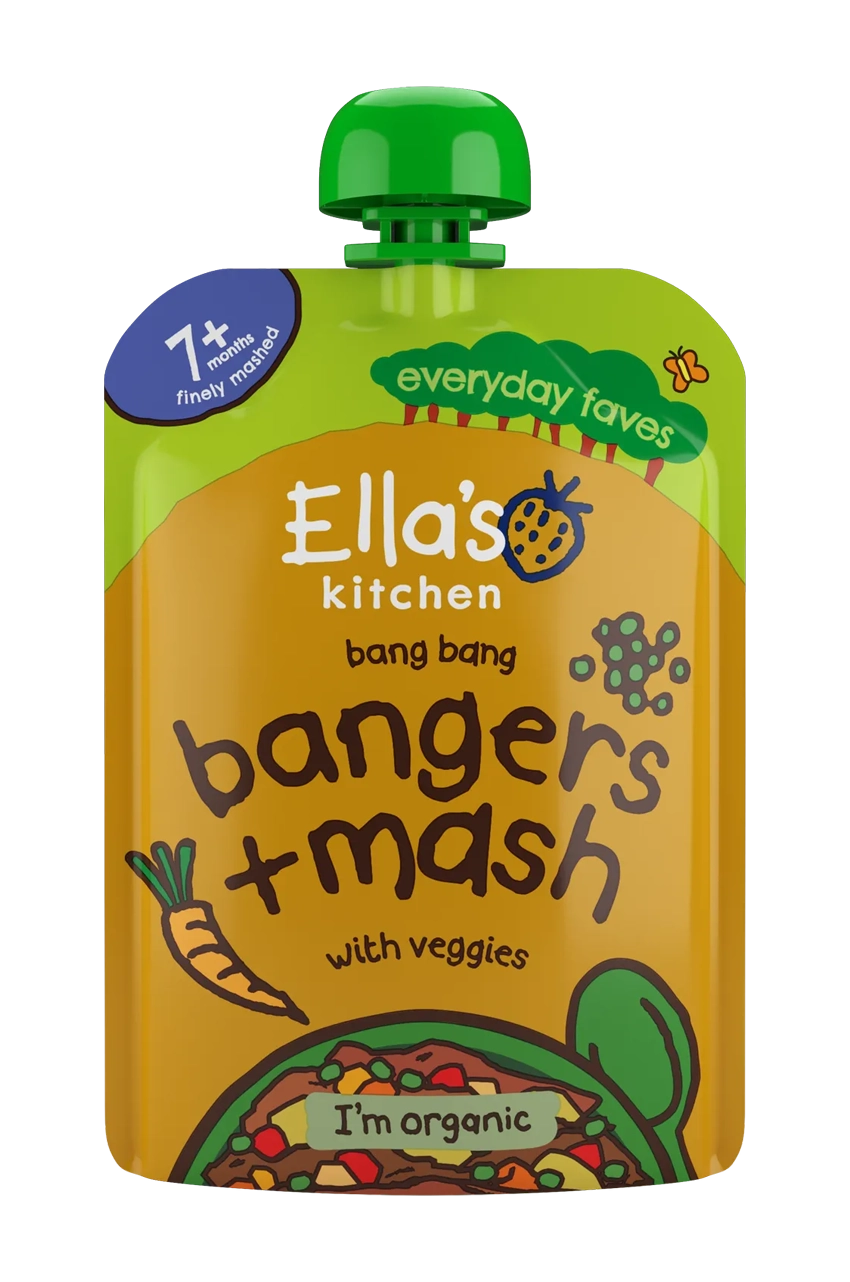 Ella's Kitchen - Stage 2 - Bang Bang Bangers + Mash With Veggies*