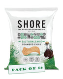 Shore Seaweed Chips - Salt & Balsamic 14x25g