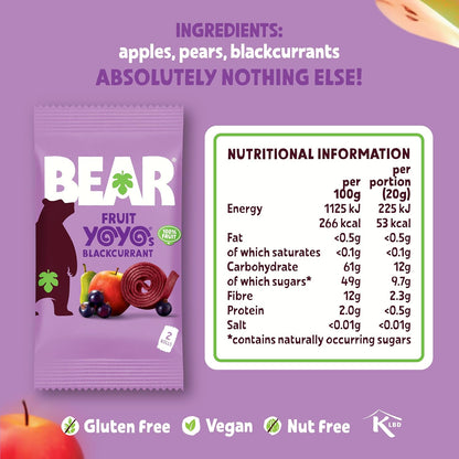 BEAR Blackcurrant Yoyo