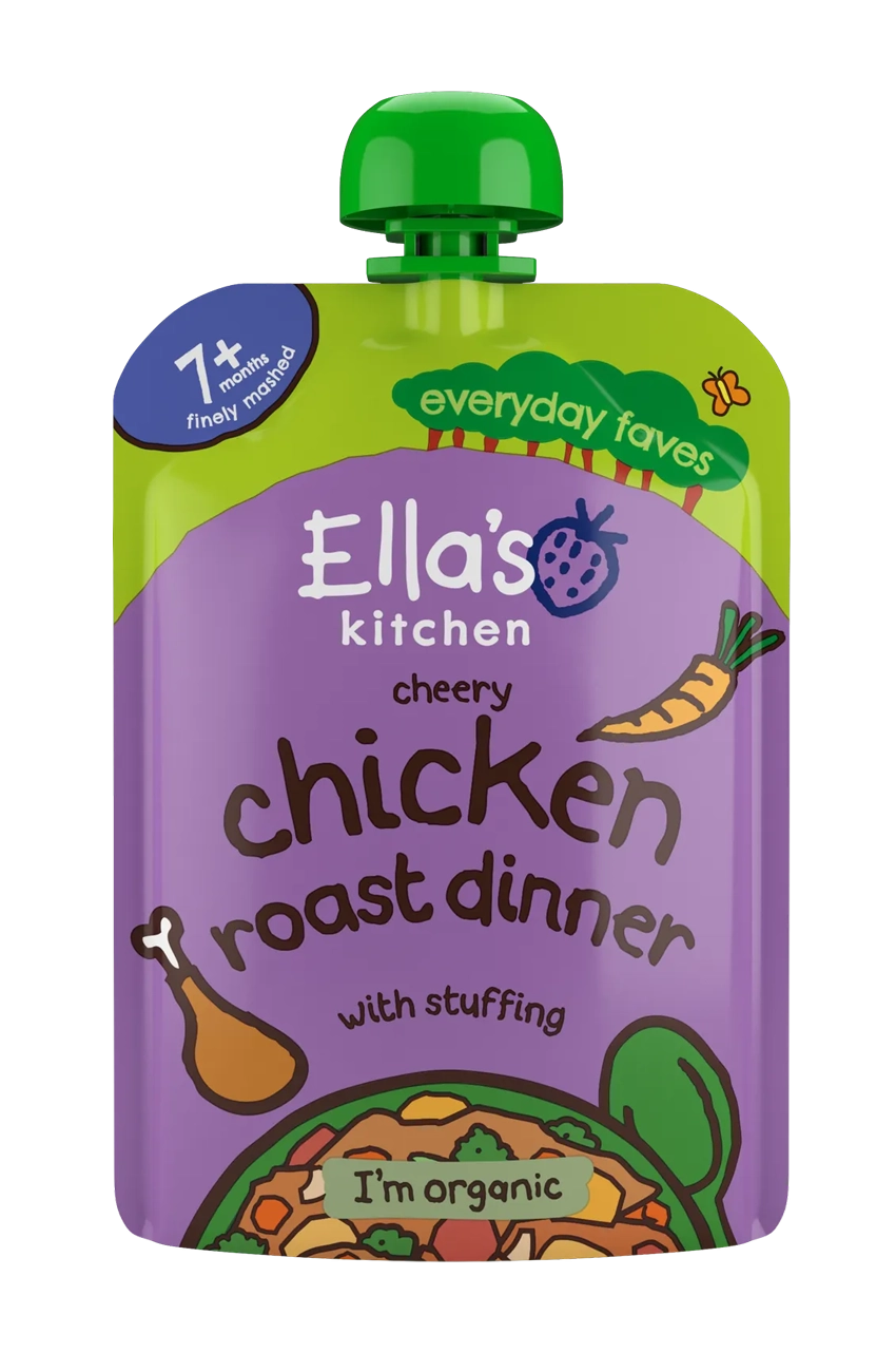 Ella's Kitchen - Stage 2 - Cheery Chicken Roast Dinner with stuffing*