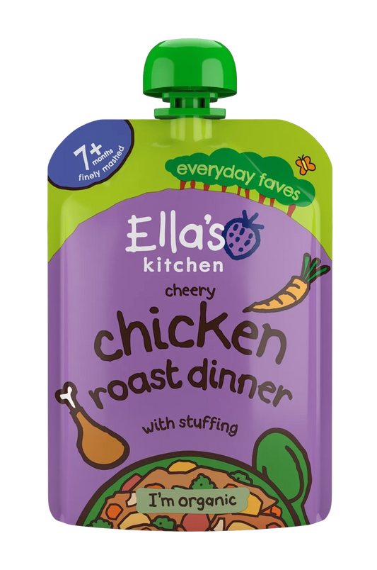 Ella's Kitchen - Stage 2 - Cheery Chicken Roast Dinner with stuffing*