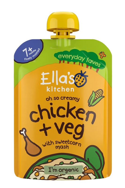 Ella's Kitchen - Stage 2 - Chicken + Veg With Sweetcorn Mash*