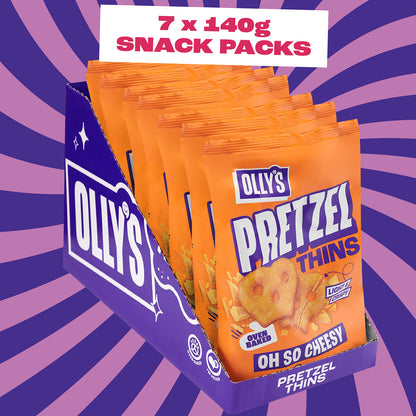 Olly's - Oh So Cheesy Pretzel 7x140g