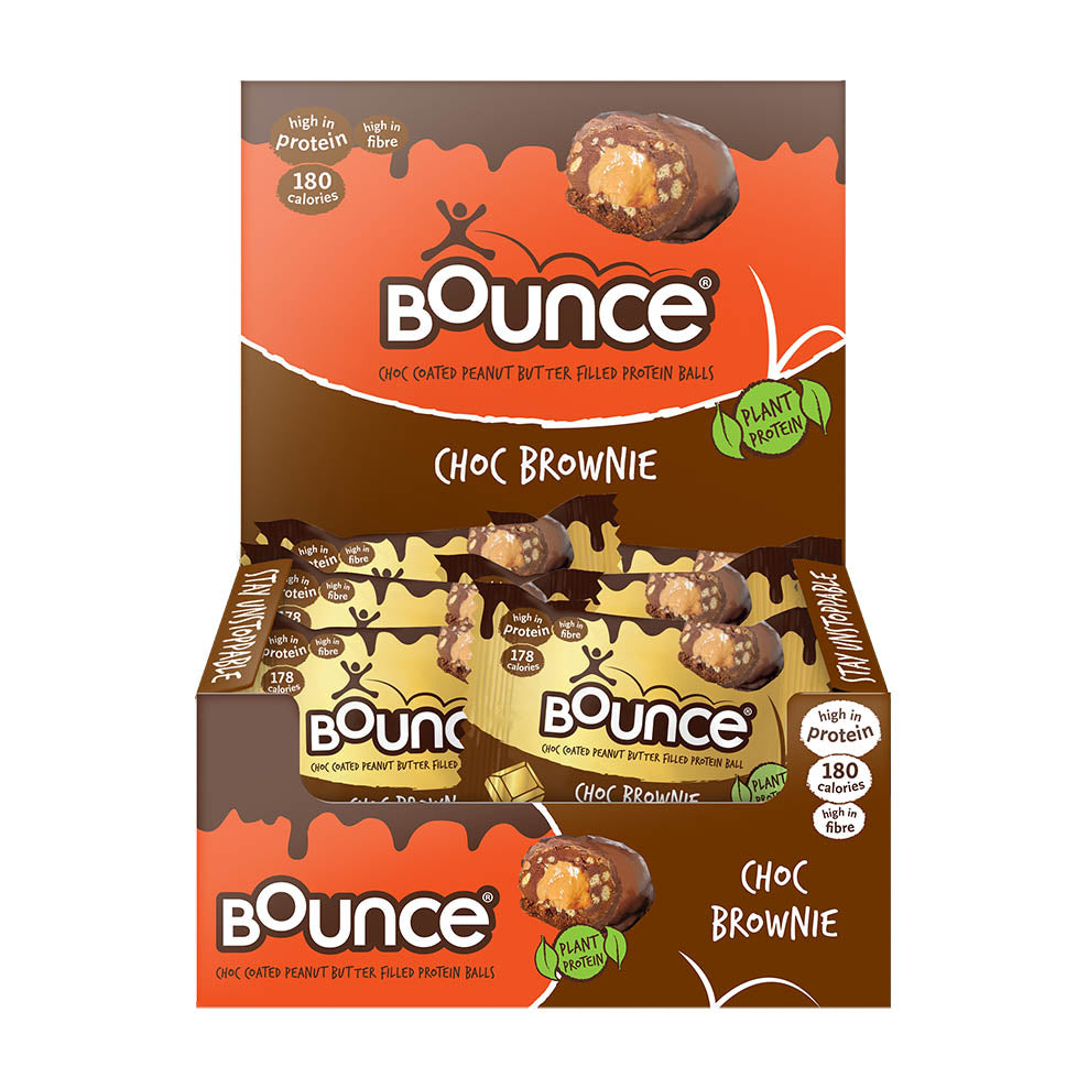 Bounce Choc Coated Peanut Butter Filled Protein Ball - Choc Brownie