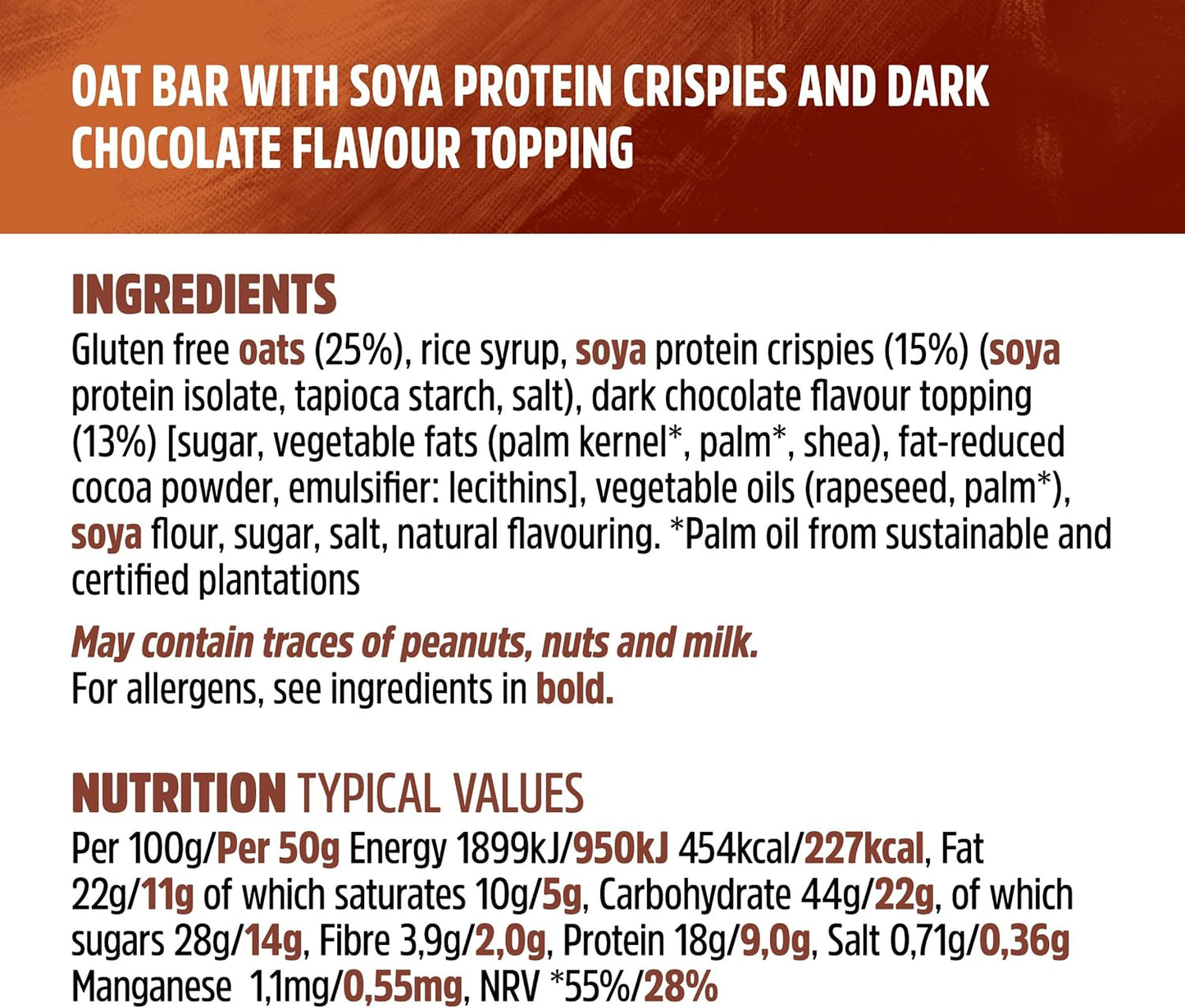 Trek Cocoa Oat Protein Flapjack 36 bars