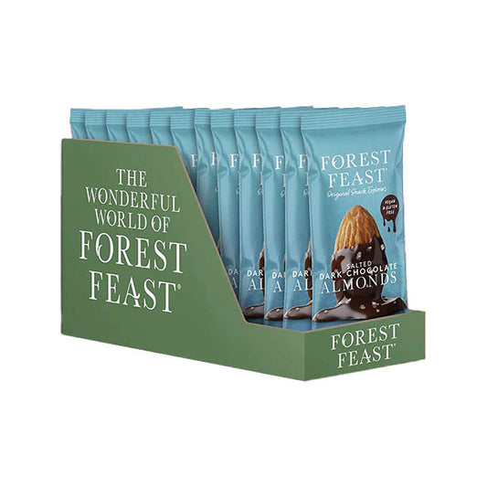 Forest Feast - Salted Dark Chocolate Almonds 40g