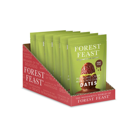 Forest Feast -  Pistachio Crisp Milk Chocolate Dates
