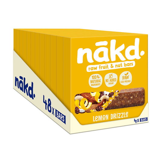 NAKD Lemon Drizzle 48 bars