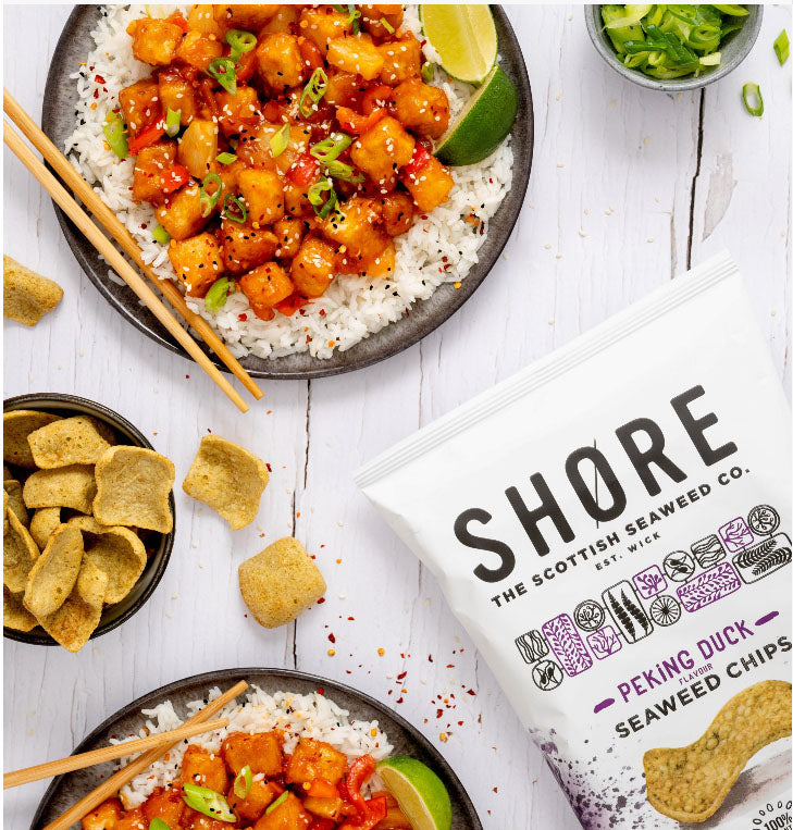 Shore Seaweed Chips - Peking Duck 14x25g