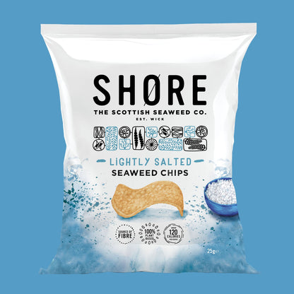 Shore Seaweed Chips - Lightly Salted 14x25g