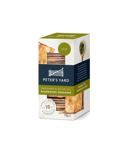 Peter's Yard- Oregano & Olive Oil Sourdough Crackers NEW!