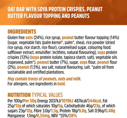 Trek Peanut Butter Protein Flapjack 36 bars