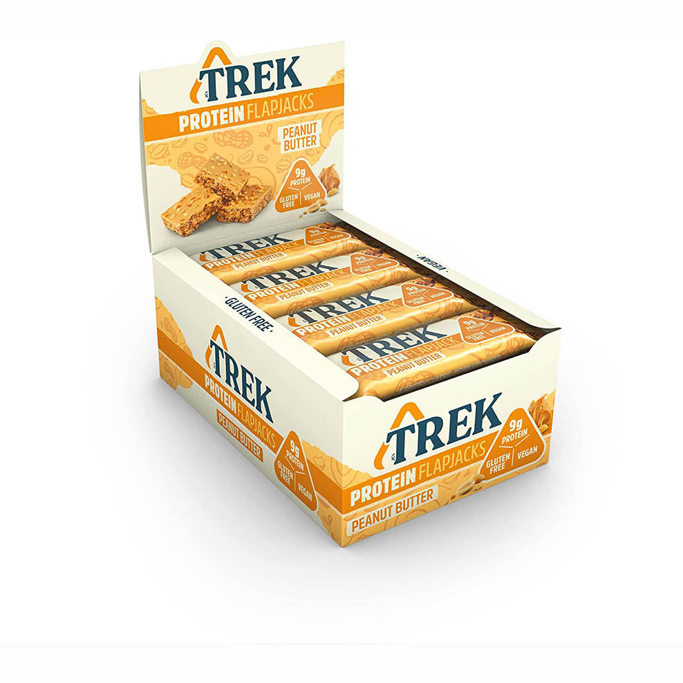 Trek Bar Trek Peanut Butter Protein Flapjack 16 bars – Free From Direct Wholesale