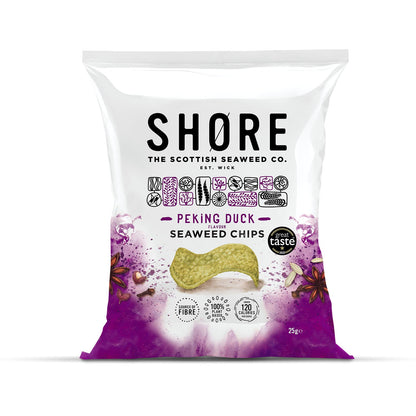 Shore Seaweed Chips - Peking Duck 14x25g