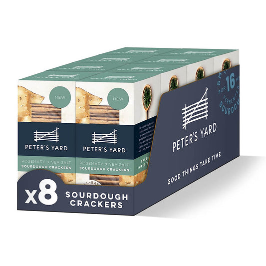 Peter's Yard - Rosemary & Sea Salt Sourdough Crackers
