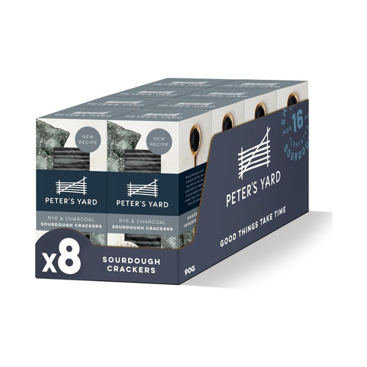 Peter's Yard- Rye & Charcoal Sourdough Crackers