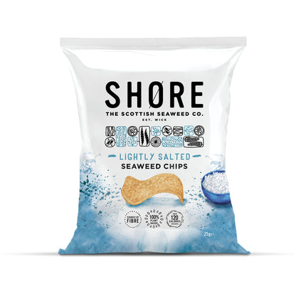 Shore Seaweed Chips - Lightly Salted 14x25g