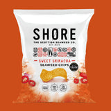 Shore Seaweed Chips - Sweet Siracha Chilli 14x25g