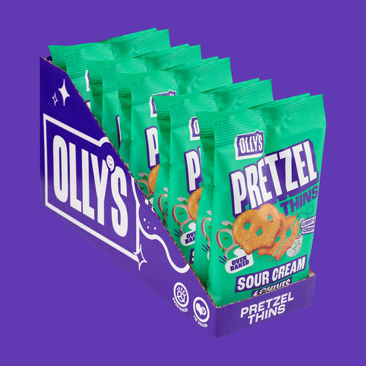 Olly's - Sour Cream & Chives Pretzel 10x35g