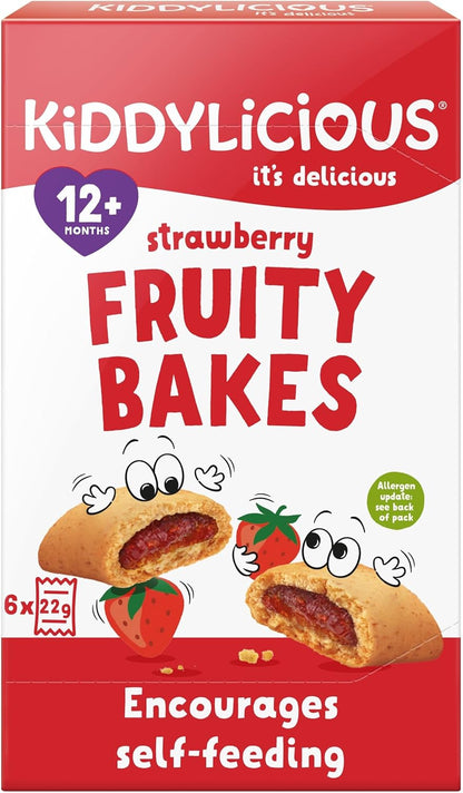 Kiddylicious - Strawberry Fruity Bakes