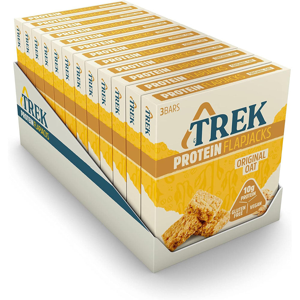 Trek Bar Trek Original Oat Protein Flapjack 36 bars – Free From Direct Wholesale