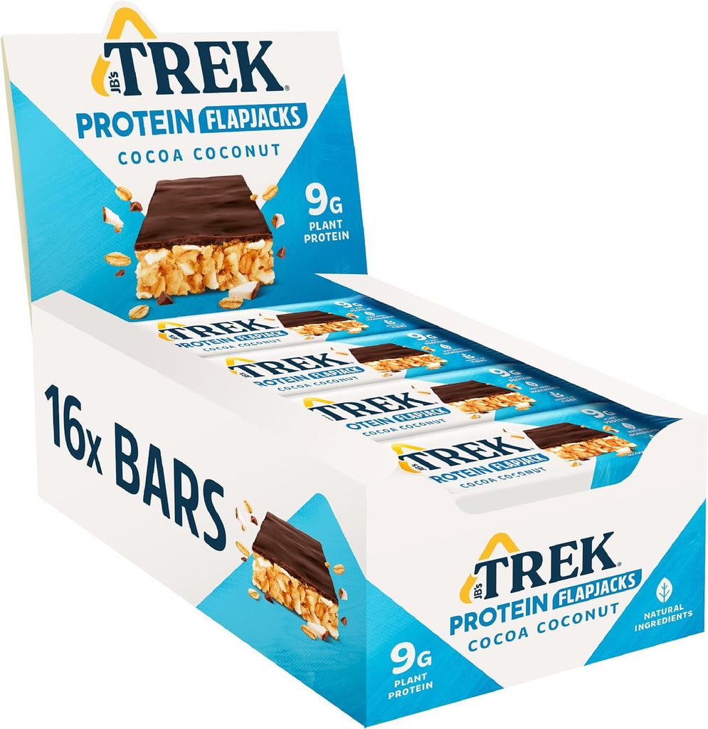 Trek Cocoa Coconut Protein Flapjack 16 bars