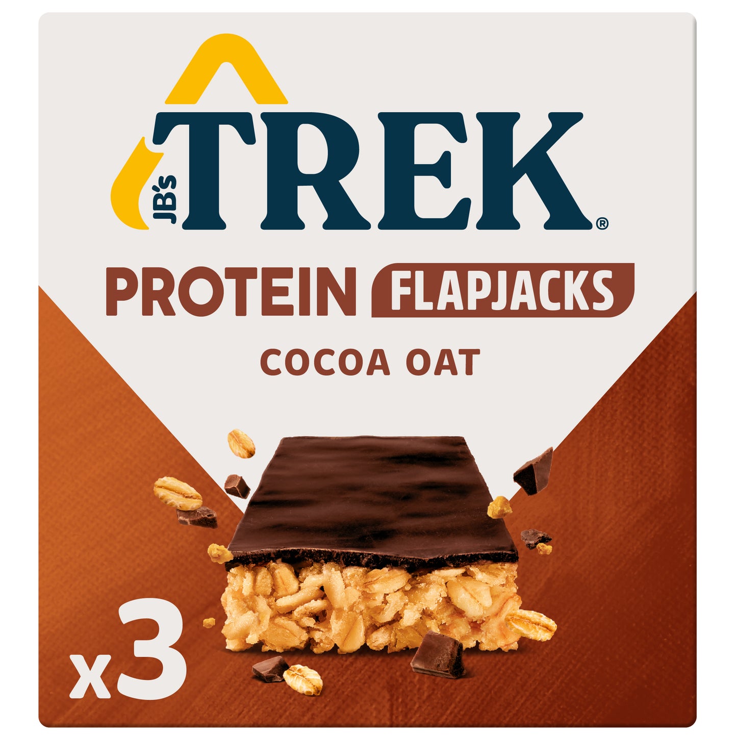 Trek Cocoa Oat Protein Flapjack 36 bars