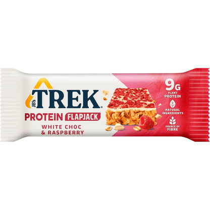 Trek White Chocolate Raspberry Protein Flapjack 16 bars