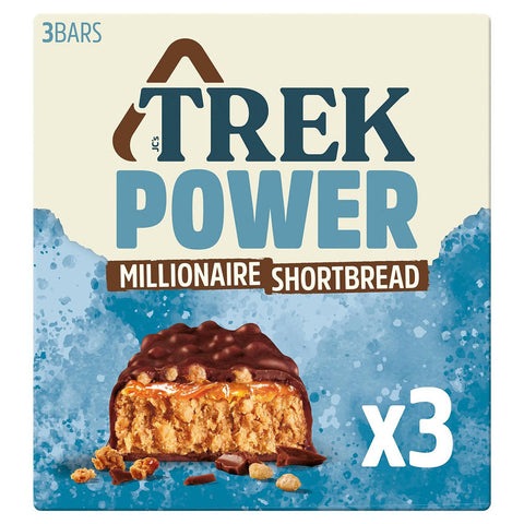 Trek Bar Trek Protein Power Bar - Millionaire Shortbread (44g) 36 bars – Free ...