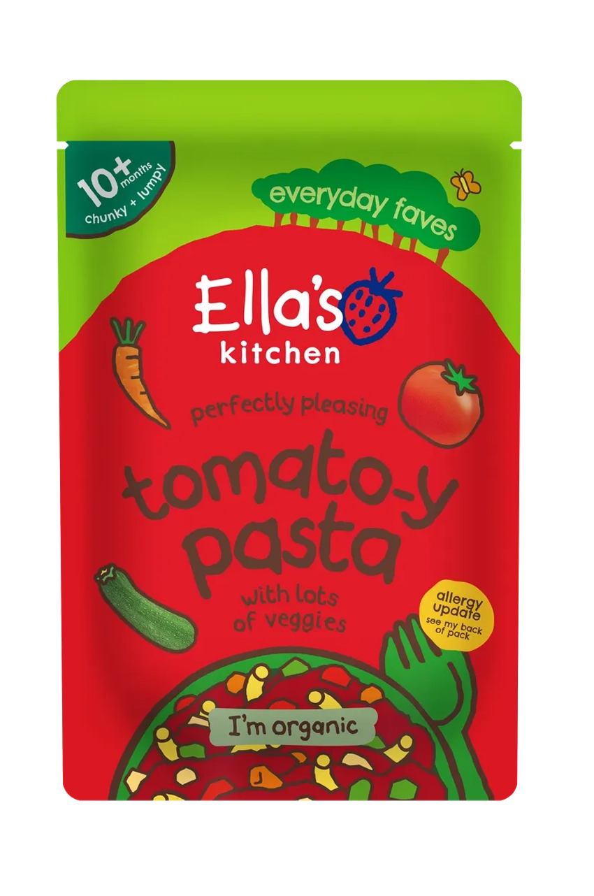 Ella's Kitchen - Stage 3 - Tastebud Tingling Tomato-y Pasta With Plenty Of Veg*
