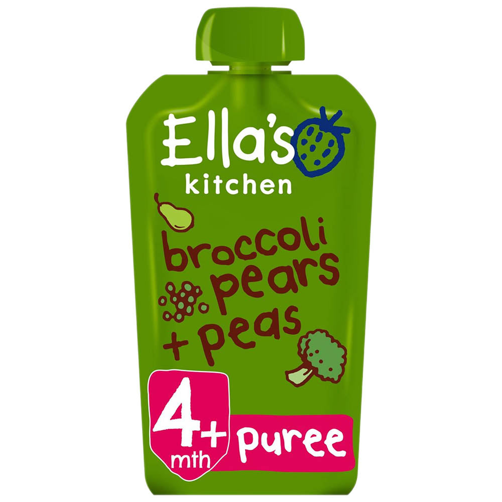 Ella's Kitchen - Stage 1 - Broccoli, Pear + Peas