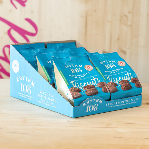 Rhythm 108 Double Chocolate Hazelnut Biscuits Pack of 8