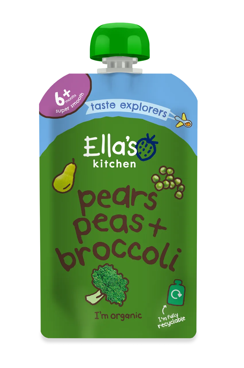 Ella's Kitchen - Stage 1 - Broccoli, Pear + Peas*
