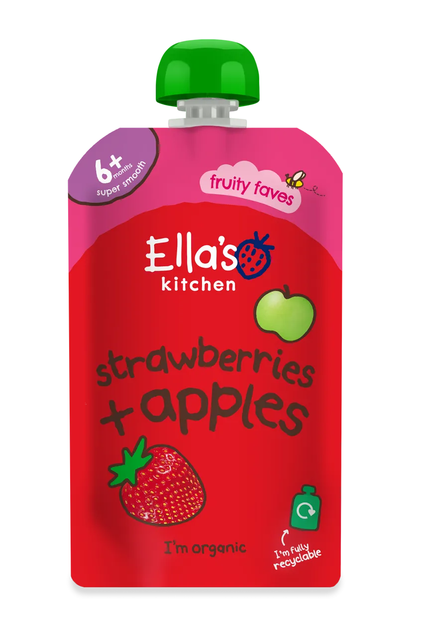 Ella's Kitchen - Stage 1 - Strawberries + Apples*