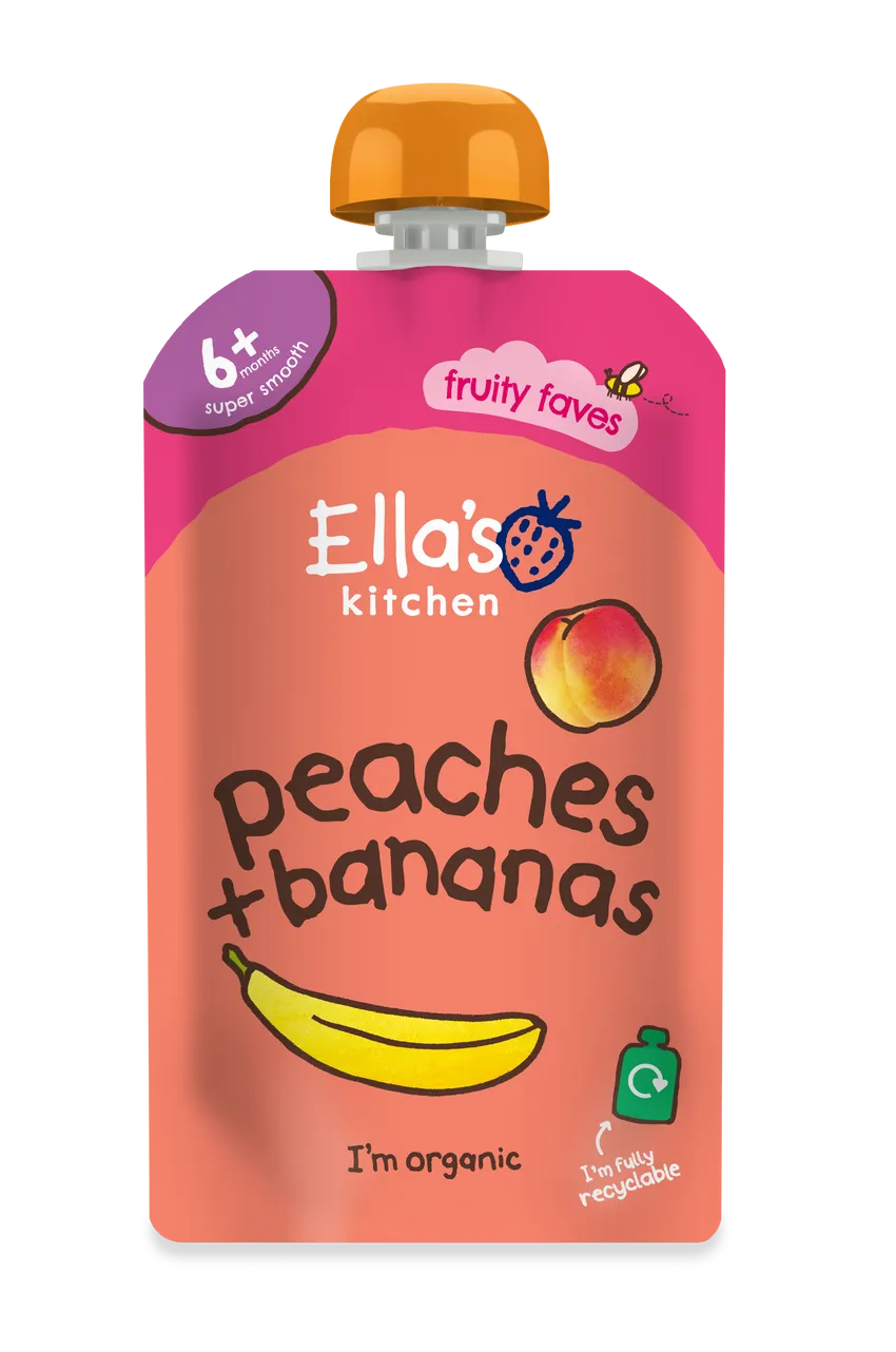 Ella's Kitchen - Stage 1 - Peaches + Bananas*