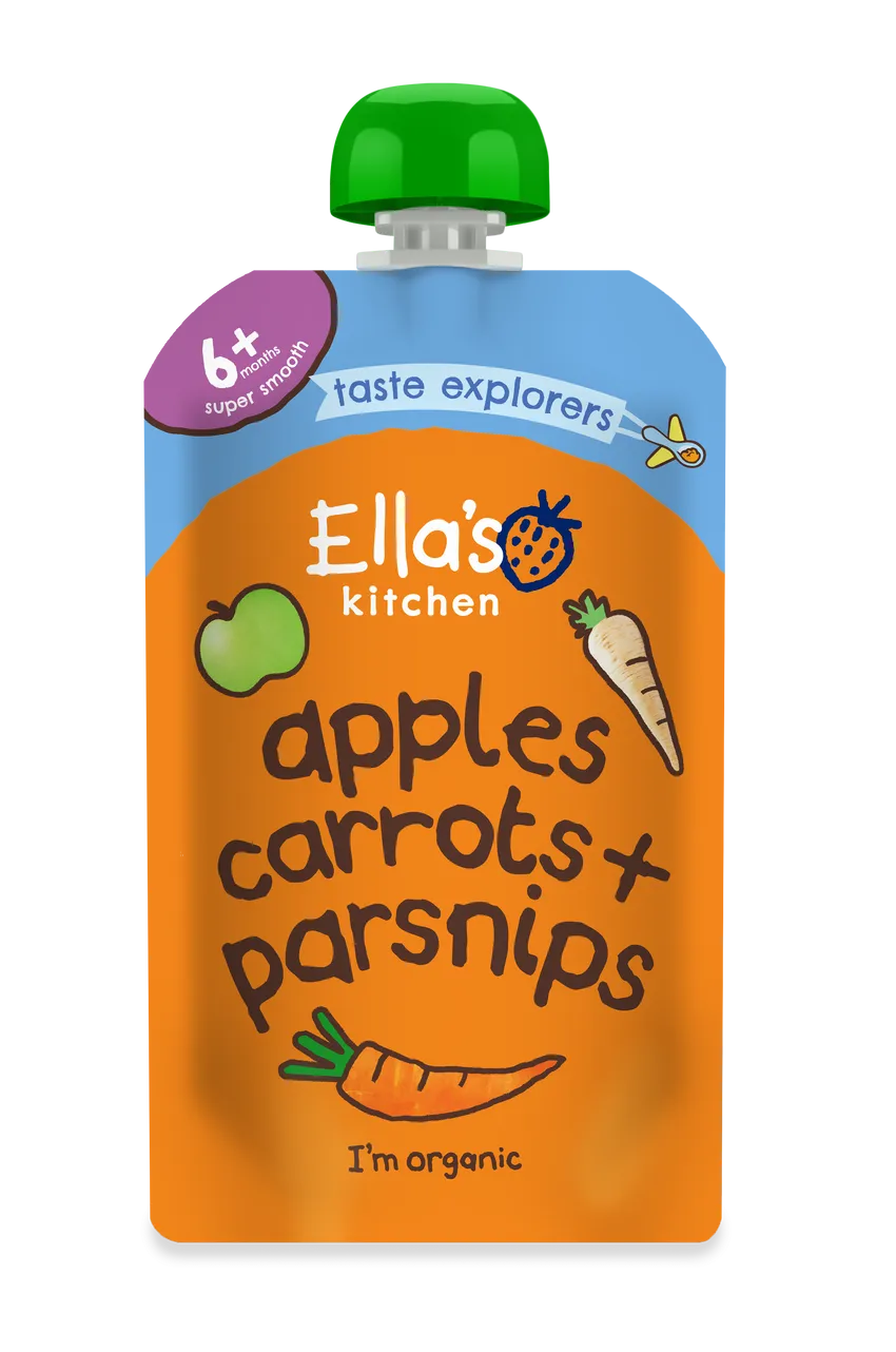 Ella's Kitchen - Stage 1 - Carrots, Apples + Parsnips*