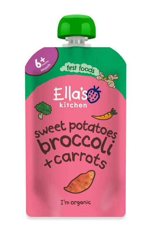 Ella's Kitchen - Stage 1 - Sweet Potatoes, Broccoli + Carrots*