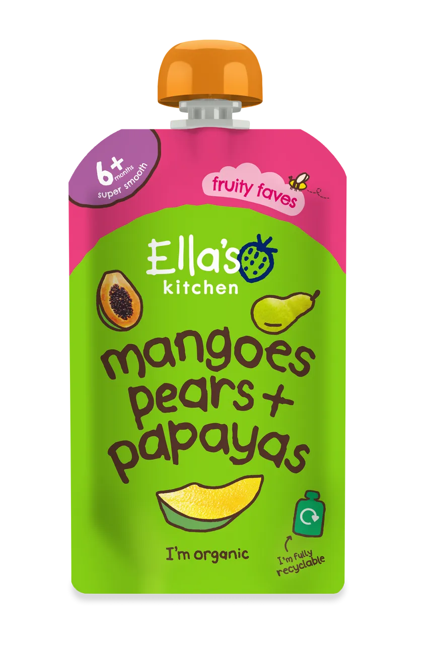 Ella's Kitchen - Stage 1 - Mangoes, Pears + Papayas*