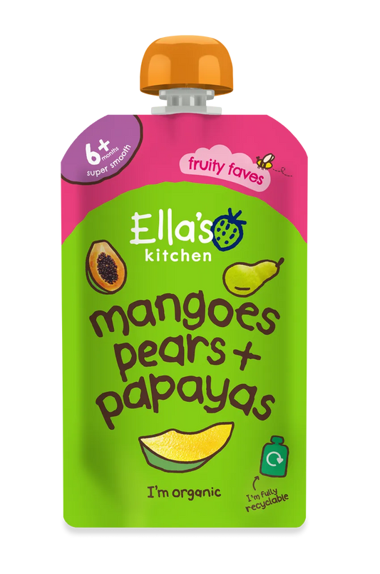 Ella's Kitchen - Stage 1 - Mangoes, Pears + Papayas*