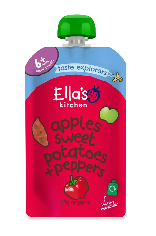 Ella's Kitchen - Stage 1 - Red Peppers, Sweet Potatoes + Apples*