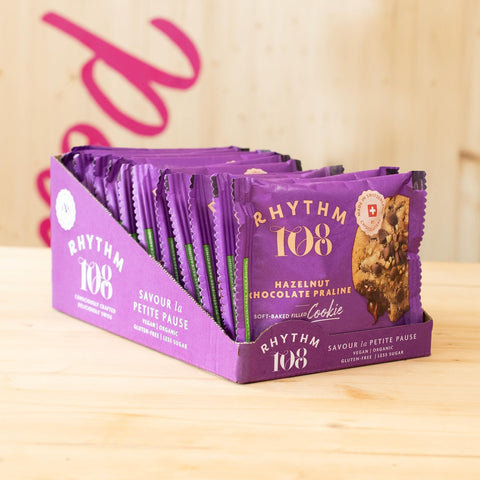 Rhythm 108 Hazelnut Chocolate Praline Cookie Pack of 12