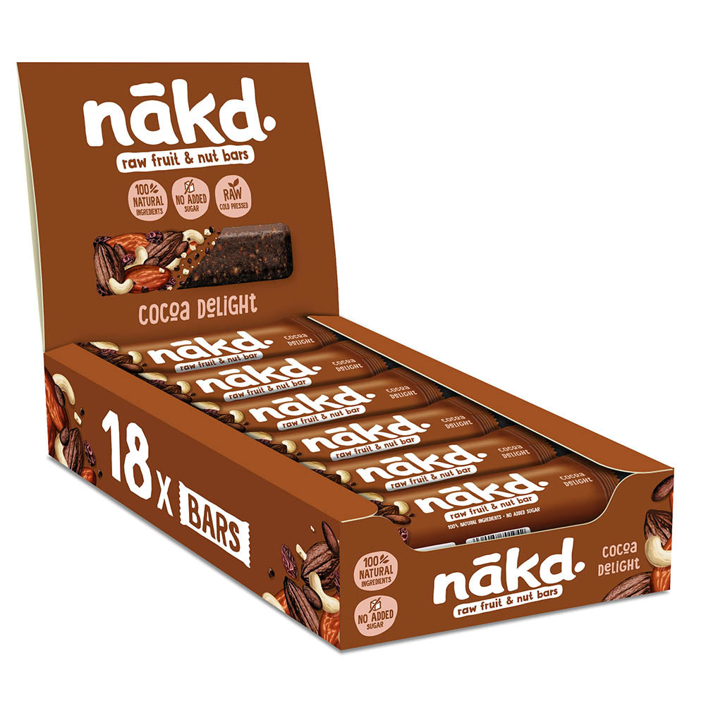 NAKD Cocoa Delight 18 bars