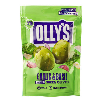 Olly's Olives - Garlic & Basil 12x50g