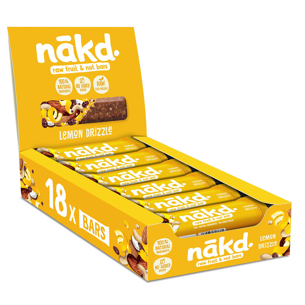 NAKD Lemon Drizzle 18 bars