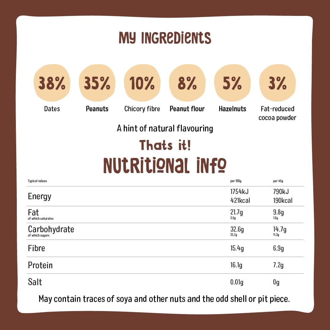 NAKD Protein Bar - Cocoa Hazelnut 36 bars
