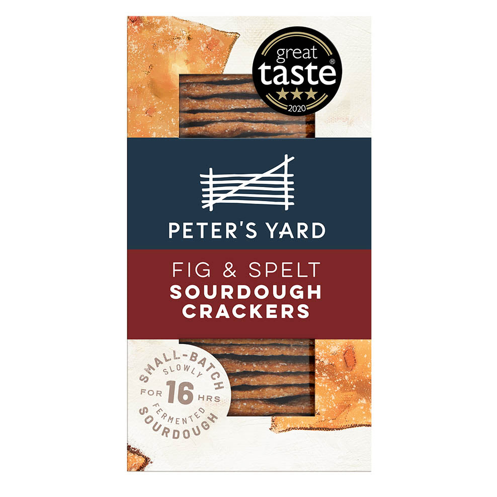 Peter's Yard - Fig & Spelt Sourdough Crackers
